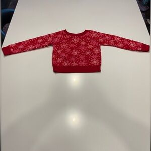 Boy’s Faded Glory snowflake sweatshirt Size XS NWOT